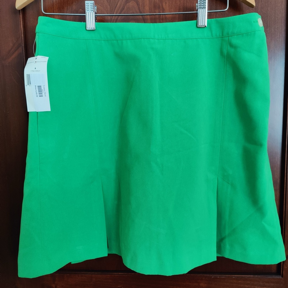 Tommy Hilfiger Bright Green Mini Skirt